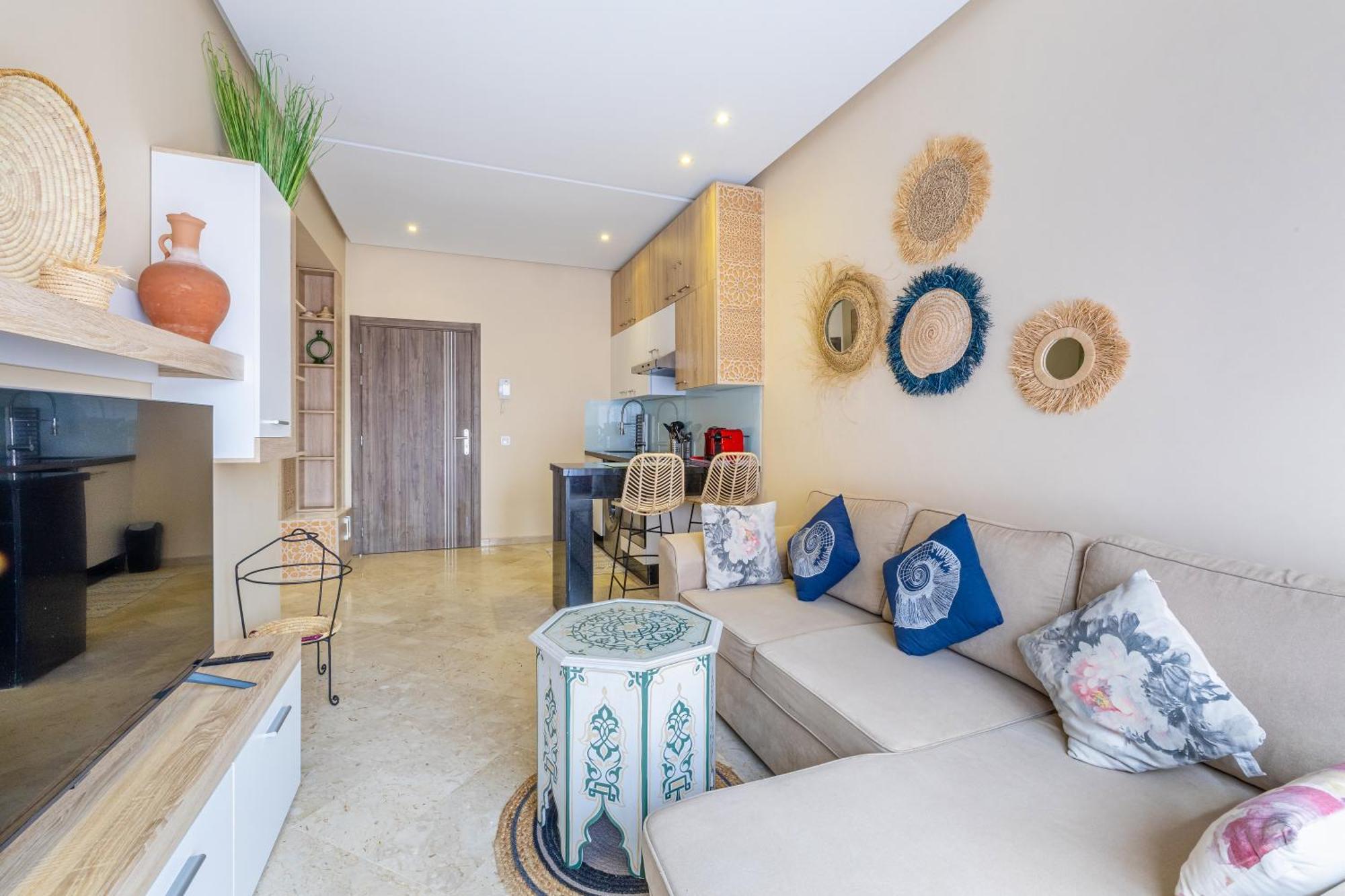 Apartment Elegant Et Securise Au Centre De Marrakech